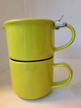 For Life Tea For One Set W/ Infuser Lime Green